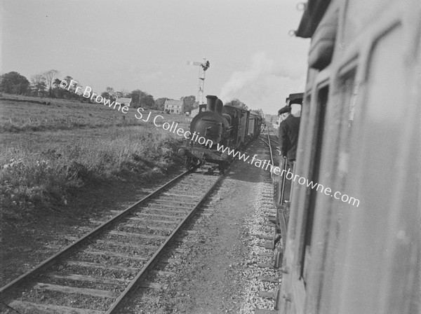 TRAINS PASSING STEAM SIGNAL